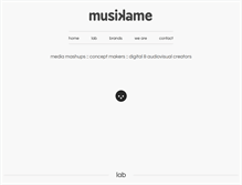 Tablet Screenshot of musikame.com